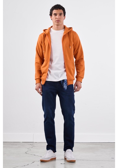 Dufy Kiremit Erkek Sweatshırt - Regular Fit Kiremit