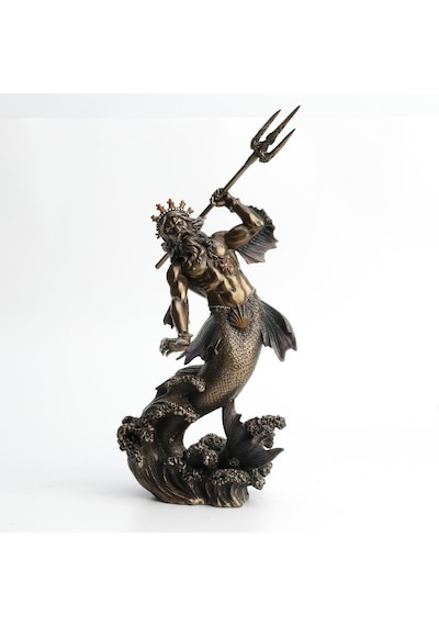 Veronese Mitolojik Poseidon Figür 17x31cm