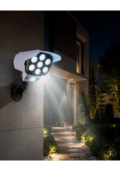 Astraltech Güneş Paneli İle Çalışan Hareket Sensörlü Led Lamba