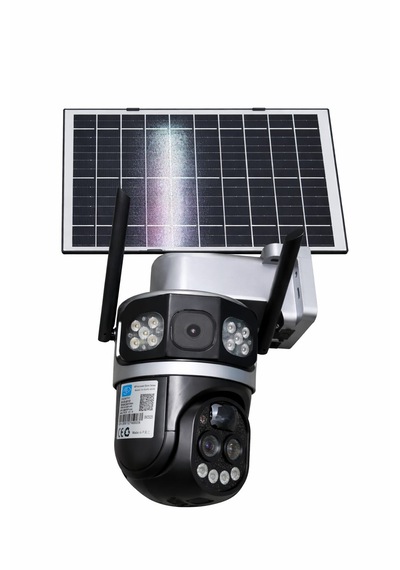 Okam 4035 Wifi Solar Kamera Kablosuz Güneş Panelli 7/24 Kesintisiz Güvenlik Gece Görüşlü