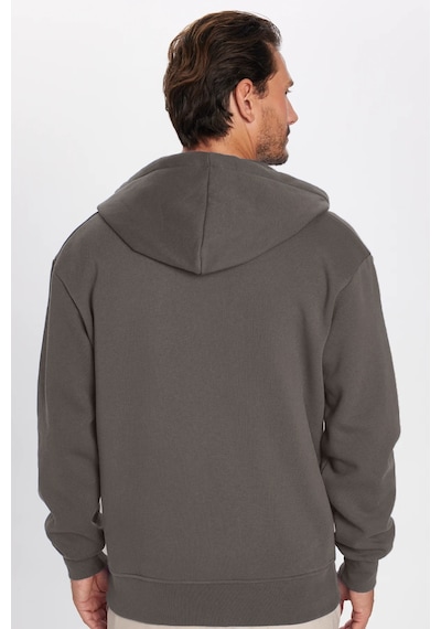 Tudors Unisex Relax Fit Rahat Kesim Pamuklu İçi Polarlı Çift Cepli Fermuarlı Gri Kapüşonlu Sweatshirt-32825 Gri Tudors Unisex Relax Fit Rahat Kesim Pamuklu İçi Polarlı Çift Cepli Fermuarlı Gri Kapüşonlu Sweatshirt-32825 Gri
