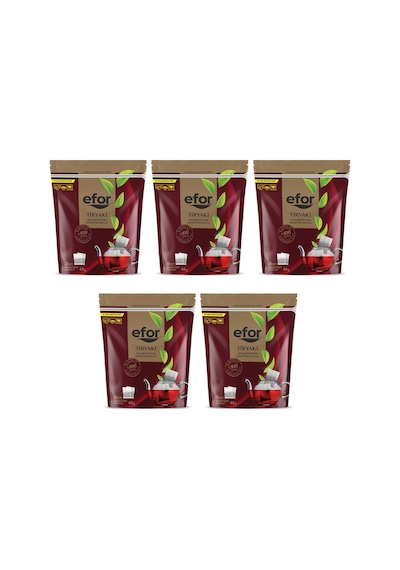 Efor Demlik Poşet Çay Jumbo Tiryaki 40gr 25 Li X 5 Adet