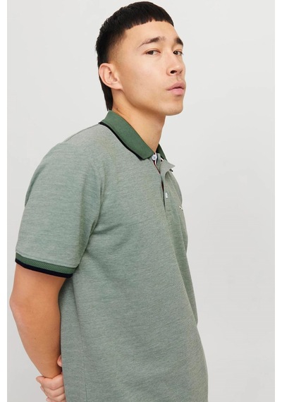 Jack & Jones Jprblualves Erkek Polo Yaka Tişört 12274681 Yeşil