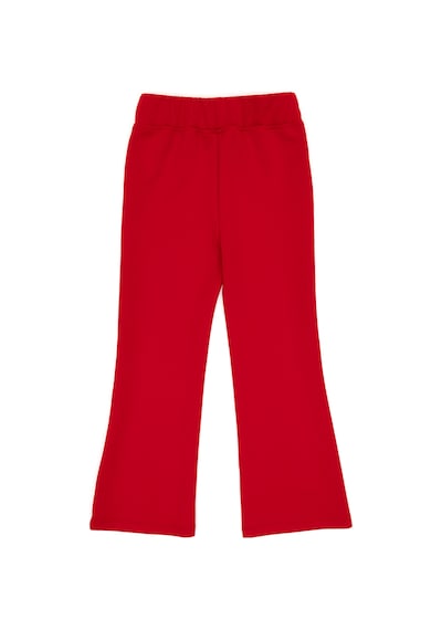U.S. Polo Assn. Kız Çocuk Kırmızı Yüksek Bel Flare Eşofman Altı 50306283-VR030