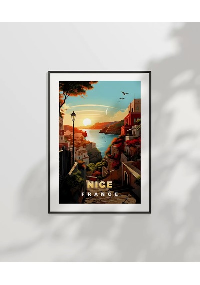 Çerçevesiz Poster Fransa'nın Akdeniz İncisi