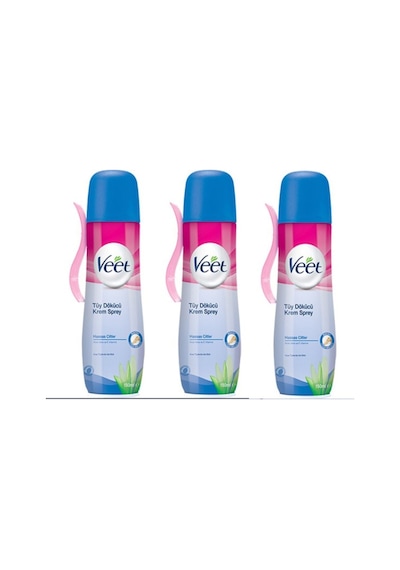 Veet Hassas Ciltler İçin Tüy Dökücü Krem Sprey 3 x 150 ML