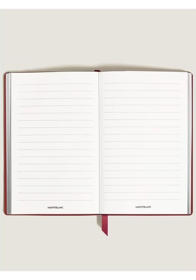 Montblanc Sartorial Deri Büyük Boy Defter 134741 Kırmızı