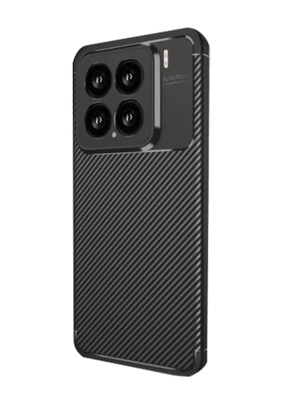 Xiaomi Mi 15 Uyumlu Kılıf Auto Focus Karbon Kapak - Siyah