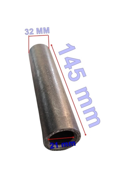 Tamer 240mm2 240 Lık Sıkmalı Alüminyum Ek Mufu Alümiyum Kablo Eki İçin Boru