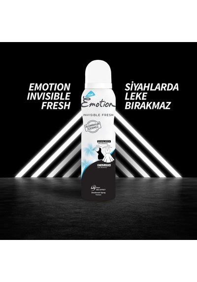 Emotion Invisible Fresh Kadın Sprey Deodorant 4 x 150 ML