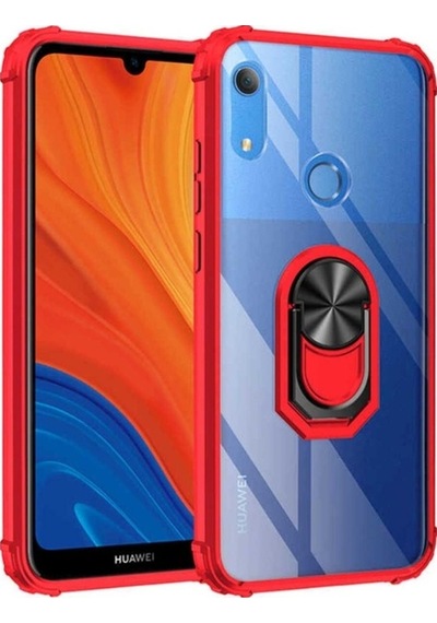 Huawei Y6s 2019 Kılıf Zore Mola Kapak Kırmızı