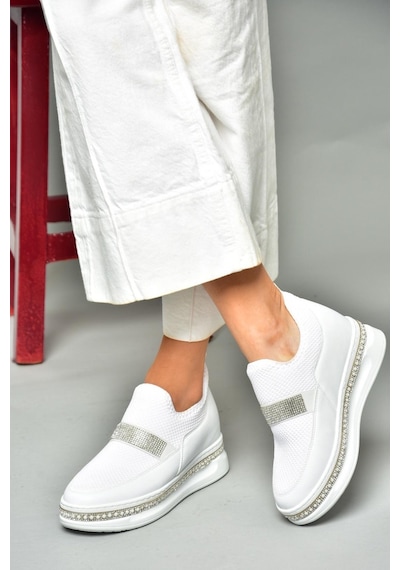 Fox Shoess602006104 Beyaz Kumaş Spor Ayakkabı Sneakers Beyaz
