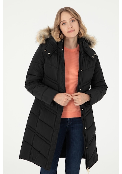 U.s. Polo Assn. Kadın Siyah Kaban 50289558-vr046 Siyah