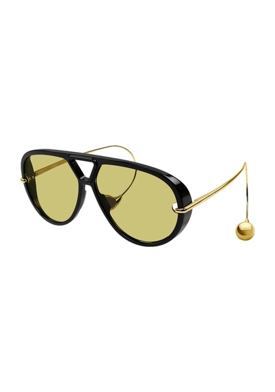 Bottega Veneta Bv1273s 003 63 Kadın Güneş Gözlüğü Siyah
