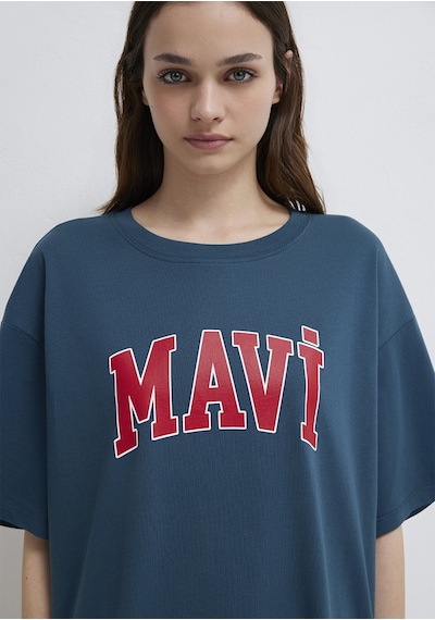 Mavi - Mavi Logo Baskılı Mavi Tişört 1600843-70771 Mavi Mavi - Mavi Logo Baskılı Mavi Tişört 1600843-70771 Mavi