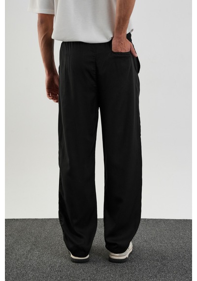 Redline Fate Erkek Baggy Rahat Pantolon Siyah