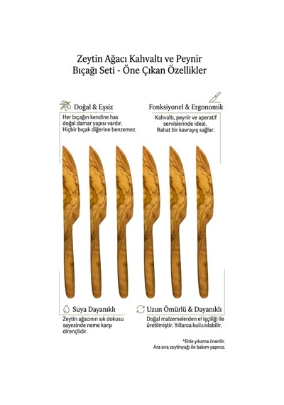 Doğal Zeytin Ağacı Tereyağı Bıçağı 17 Cm - El Yapımı Ahşap Sürülebilir Kahvaltı Bıçağı Doğal Kamp Ev Masa Sofra Piknik Kahverengi6 Doğal Zeytin Ağacı Tereyağı Bıçağı 17 Cm - El Yapımı Ahşap Sürülebilir Kahvaltı Bıçağı Doğal Kamp Ev Masa Sofra Piknik Kahverengi6