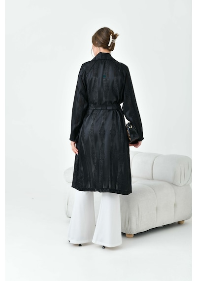 Ftz Women Kadın Abaya Kap Siyah 30864-siyah Siyah