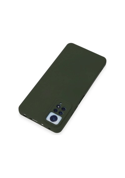 Csmtex 4 Newface Xiaomi Redmi Note 12 Pro 4g Kılıf Nano İçi Kadife Silikon - Koyu Yeşil