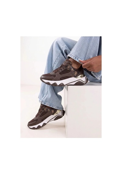 Guess Mazzy Kadın Sneaker Ayakkabı Fltmzzele12 Kahve