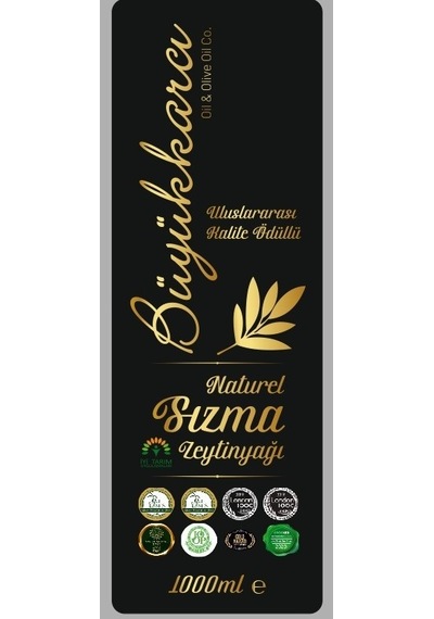 Büyükkarcı Naturel Sızma Zeytinyağı Teneke 1 L