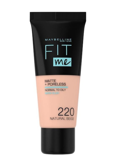 Maybelline New York Fit Me Matte+Poreless Fondöten 220 Natural Beige 30 ML