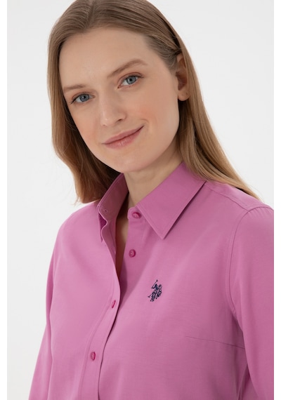 U.s. Polo Assn. Kadın Fuşya Gömlek Basic 50307726-vr023 Fusya Fuşya