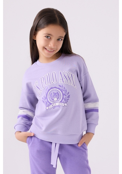 U.S. Polo Assn. U.s. Polo Assn Kız Çocuk Mor Eşofman Takımı Mor