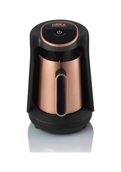 Arzum Ok0010 Okka Minio Pro Türk Kahvesi Makinesi, 4 Fincan, 480w, 16.5x16x22.5 Cm, Paslanmaz Çelik, Bakır