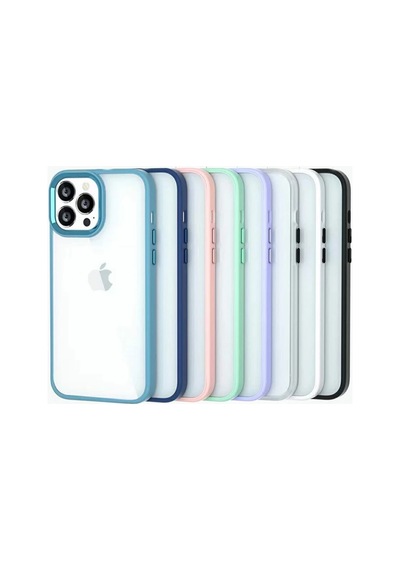 Ally Apple Uyumlu iPhone 13 Pro Max 6.7inç Kılıf Parlak Renkli Çerçeveli Ultra Lüx Tpu Sili - Hs08376104-7 Mavi Mavi Ally Apple Uyumlu iPhone 13 Pro Max 6.7inç Kılıf Parlak Renkli Çerçeveli Ultra Lüx Tpu Sili - Hs08376104-7 Mavi Mavi
