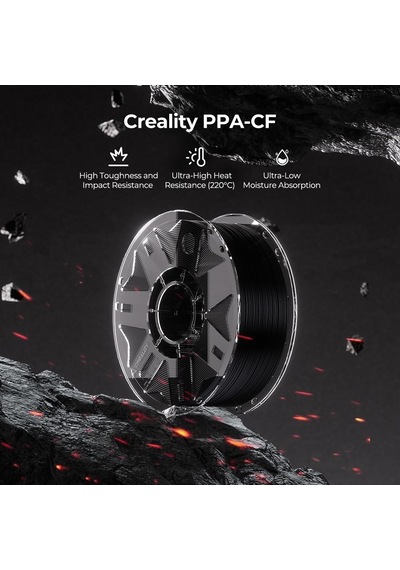 Creality Hyper Ppa-cf Filament 1.75mm Siyah, 3d Yazıcı Filamenti 1kg Dış Mekanda Fonksiyonel Parçaların Basımına Uygundur, Hava Koşullarına Ve Isıya Dayanıklıdır Creality Hyper Ppa-cf Filament 1.75mm Siyah, 3d Yazıcı Filamenti 1kg Dış Mekanda Fonksiyonel Parçaların Basımına Uygundur, Hava Koşullarına Ve Isıya Dayanıklıdır