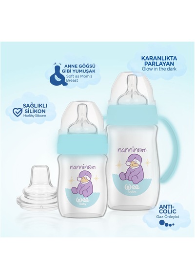 Wee Baby Nanninom Geniş Ağızlı Biberon Seti