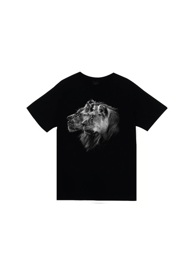 Aslan Kaplan Baskılı T-Shirt