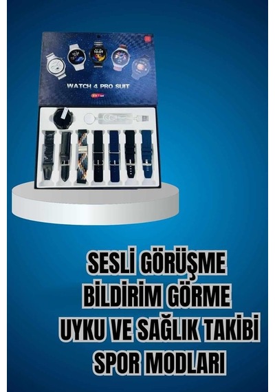 Ucuz Kaliteli Yeni Nesil 7 Kordonlu Akıllı Saat Ve Kablosuz Bluetooth Kulaklık Anc Özelliği
