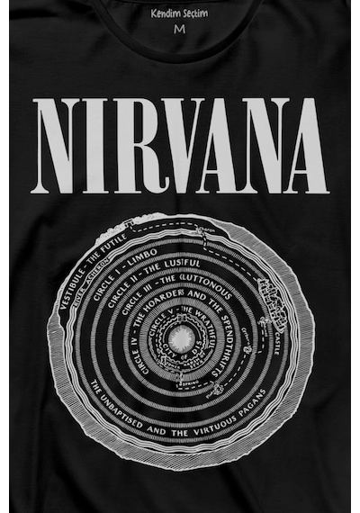 Nirvana Bleach Albüms Rock Musiccircle Plak Uzun Kollu Tişört Baskılı T-shirt 001