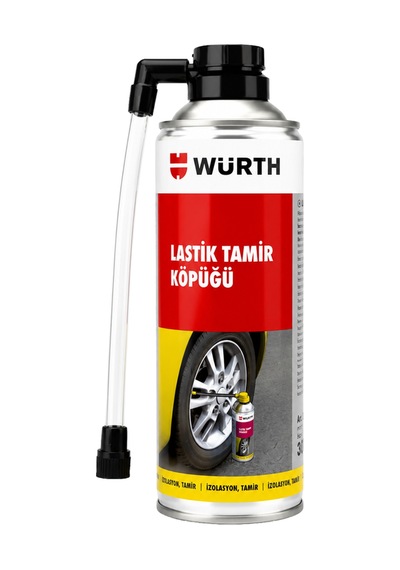 Würth Lastik Tamir Köpüğü 300 Ml - Acil Durum Lastik Onarıcı Ve Şişirici Sprey