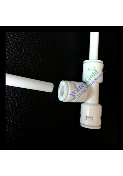 Su Arıtma Cihazı T Bağlantı Nipeli 6 MM Hortum Quick Geçmeli - 5 Adet