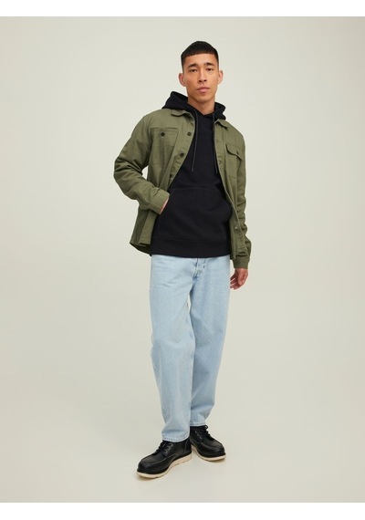 Jack & Jones Jack Jones Erkek Kapüşonlu Ve Cepli Sweatshirt 12216342 (549827948)