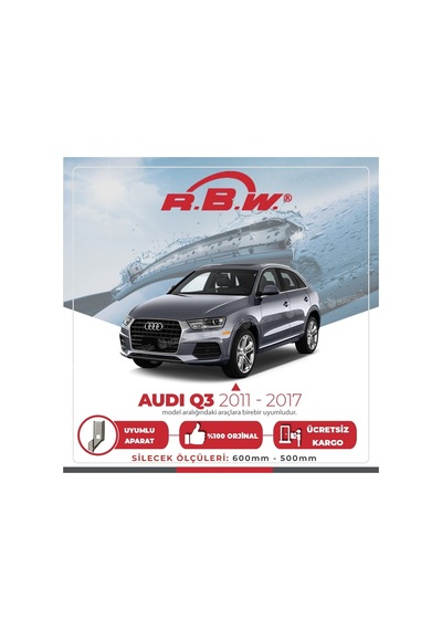 Audi Q3 Muz Silecek Takımı (2011-2017) RBW