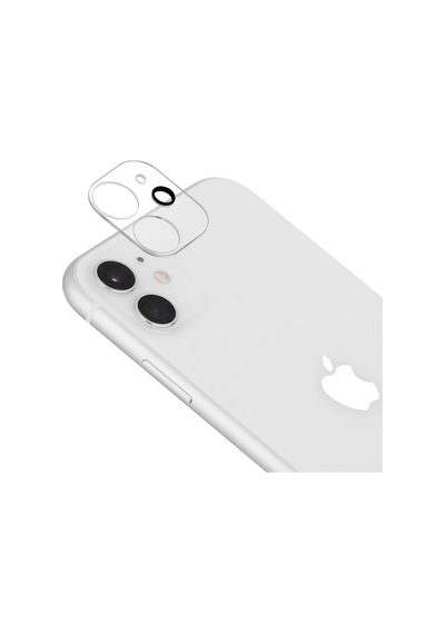 Apple Uyumlu iPhone 12 Mini Kamera Lens Koruyucu 3D Cam Şeffaf Tam Kaplama