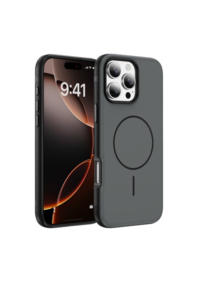 Joko Apple Uyumlu iPhone 16 Pro Max Neksa Magsafe Kapak - Siyah 00