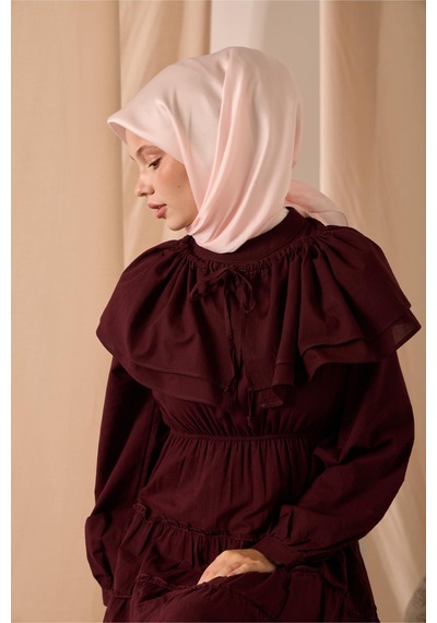 Silk Home Düz Shiny Eşarp 75006-71 pembe