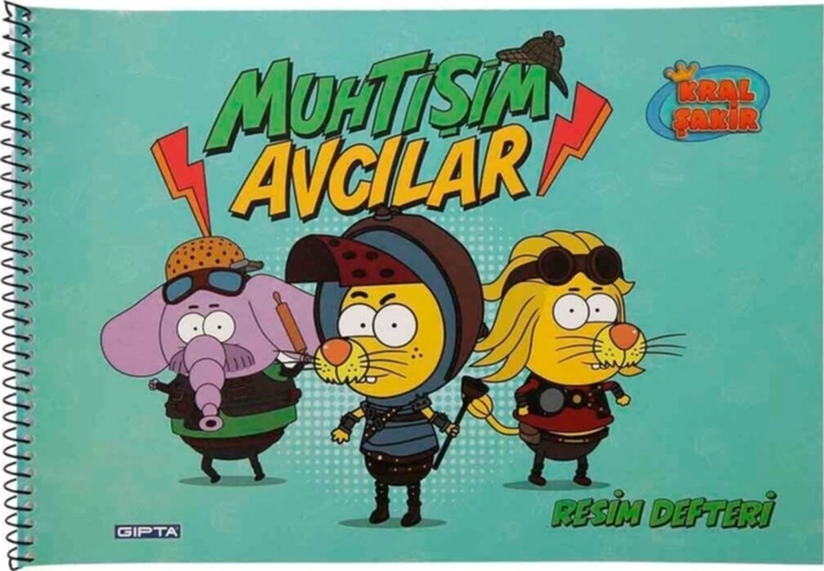 Kral Şakir Resim Defteri 25 X 35 Cm 15 Yaprak - Muhtişim Avcılar