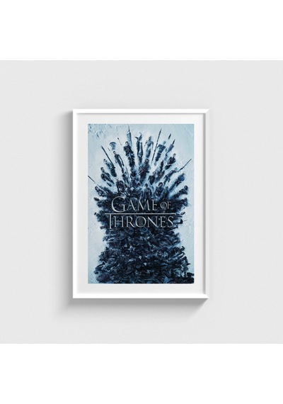 Game Of Thrones Dizi Posteri Tablo Çerçeveli Poster Duvar Dekorasyonu Beyaz Çerçeveli Tablo Beyaz Çerçeveli Tablo Dn11d444beyaz