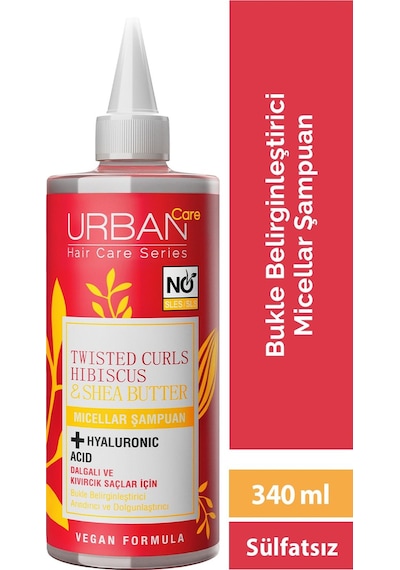 Hibiscus&shea Butter Kıvırcık Ve Dalgalı Saçlara Özel Miselar Şampuan-sülfatsız-340 Ml