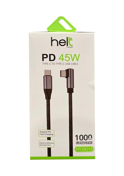 Helt HT-DC13 İp Örgü 100 CM Type-C Data Kablo