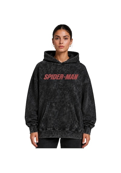 Sevbano Spider-man Örümcek Adam Film Kahramanı Baskılı Unisex Oversize Pr Siyah