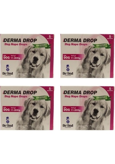 Dr Sed Pharma Derma 11-20 kg Köpek Dış Parazit Damla 4 Kutu Dr Sed Pharma Derma 11-20 kg Köpek Dış Parazit Damla 4 Kutu