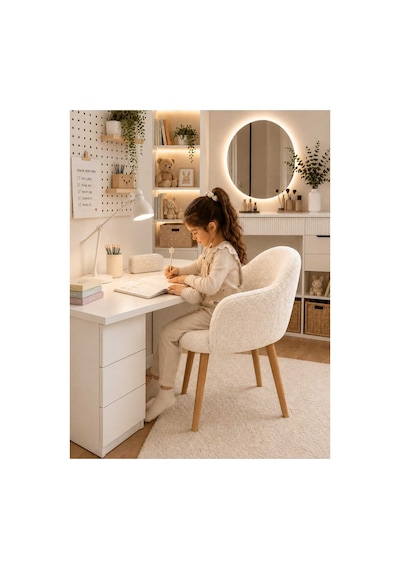 Heidi Çoçuk Koltuğu Çoçuk Odası Koltuğu Teddy Kumaş Kaplı Çocuk Ders Çalışma Koltuğu Yumuşak Beyaz Beyaz Heidi Çoçuk Koltuğu Çoçuk Odası Koltuğu Teddy Kumaş Kaplı Çocuk Ders Çalışma Koltuğu Yumuşak Beyaz Beyaz