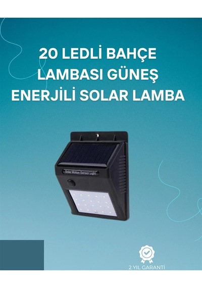 Hubrendy Tekno Hareket Sensörlü Solar Lamba 120 Algılama Açısı, 3-4 Metre Mesafe, Suya Dayanıklı AÇIK GRİ KAHVE KARIŞIMI